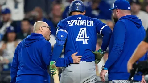 George Springer podría jugar en 6to juego de Serie Mundial con Azulejos