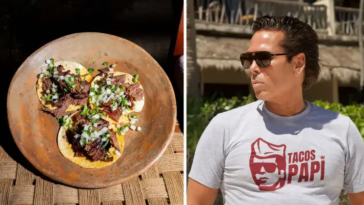 Así son los tacos de $300 pesos que vende Roberto Palazuelos en su taquería