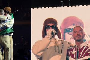 VIDEO: Así fue como Bad Bunny y J Balvin se reconciliaron durante concierto en México