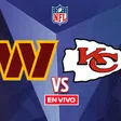 Washington Commanders vs Kansas City Chiefs EN VIVO NFL Semana 8