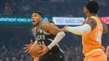 ¡Encienden alertas! Giannis Antetokounmpo sale del juego contra Cavaliers por lesión