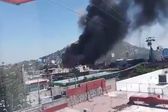 Reportan incendio en fábrica de colchones en colonia Hank González