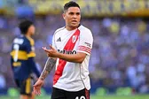 Juanfer Quintero, futbolista de River Plate, se encara con periodista después del Superclásico