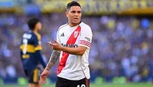 Juanfer Quintero, futbolista de River Plate, se encara con periodista después del Superclásico