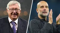 Sir Alex Ferguson felicita a Pep Guardiola por alcanzar los 1,000 partidos en la Premier League