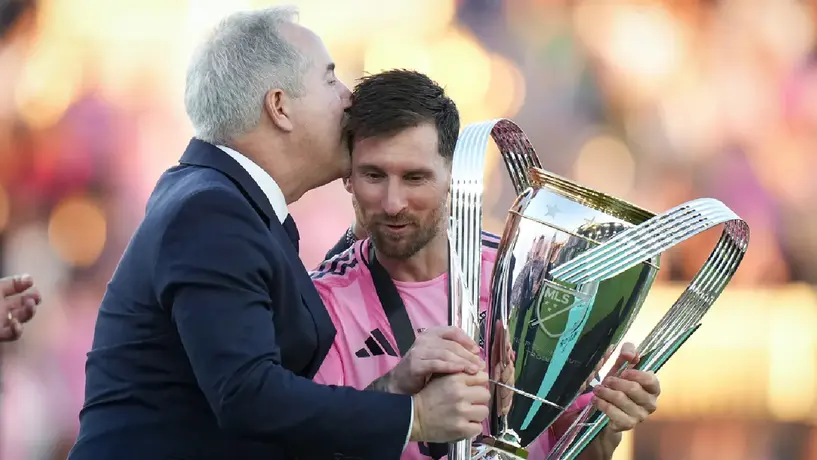 Enorme, Messi: Lionel le dedica el título de MLS a Sergio Busquets y Jordi Alba
