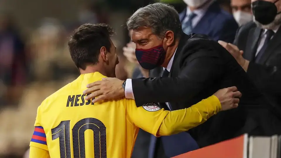 Laporta se sincera con Messi: “La relación está perjudicada”
