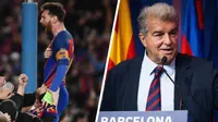 Joan Laporta acerca de que el Camp Nou lleve el nombre de Messi: "Lo hemos comentado"