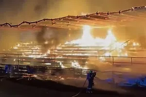 Tragedia en Finlandia: incendian el estadio del histórico FC Haka tras su descenso