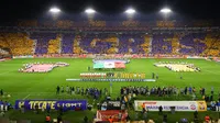 Afición de Tigres se lucen con espectacular mosaico en la Final de Ida