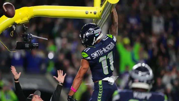 Jaxon Smith-Njigba se encamina a firmar temporada histórica en la NFL