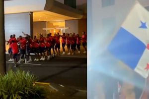 ¡Salió al revés! Seleccionados de Surinam se unieron a la serenata que les llevaron los panameños
