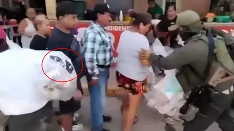 VIDEO: ¿Cártel Jalisco Nueva Generación reparte víveres en Veracruz? Esto se sabe