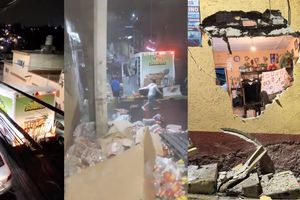 VIDEO: Camión de Jarritos pierde el control en ‘la bajada del diablo’ y revienta casa