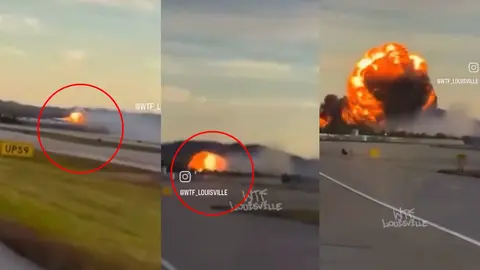 VIDEO: Impactante accidente en EU: avión se estrella tras despegar