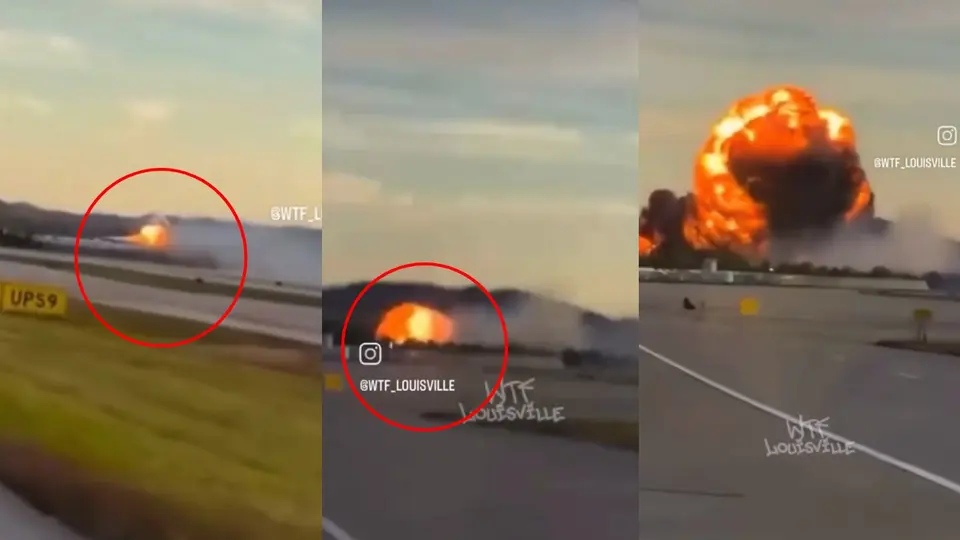VIDEO: Impactante accidente en EU: avión se estrella tras despegar