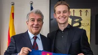 Oficial: Frenkie de Jong renueva con Barcelona hasta 2029