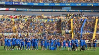 Tigres realiza su último entrenamiento previo a la Final junto a su afición en el Volcán