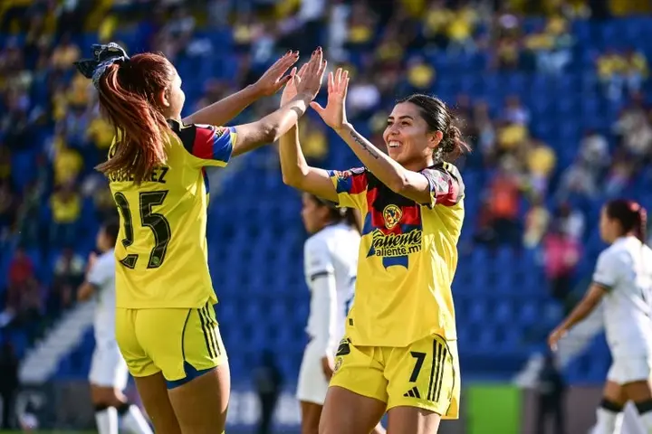 Kiana Palacios marcó un doblete ante Atlas | IMAGO 7&amp;nbsp;