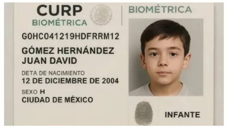 CURP Biométrica 2026: ¿Cuál es la edad mínima para registrar datos biométricos?