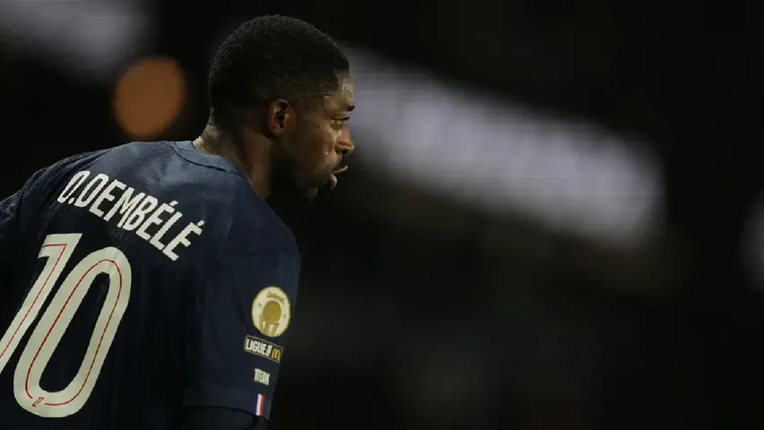 Dembélé en partido | AP