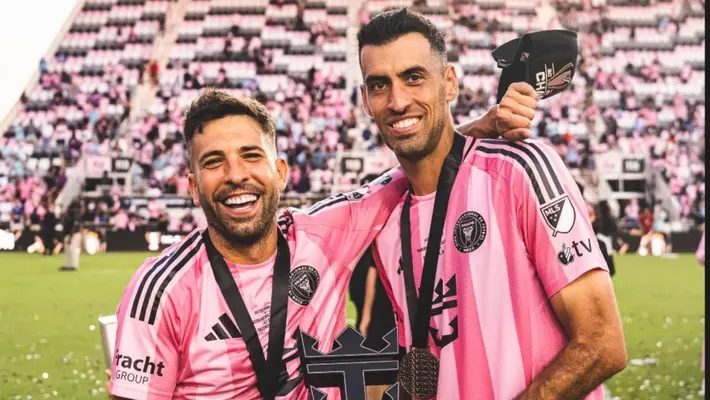 Jordi Alba y Sergio Busquets dicen adiós a las canchas tras ser campeones con Inter Miami