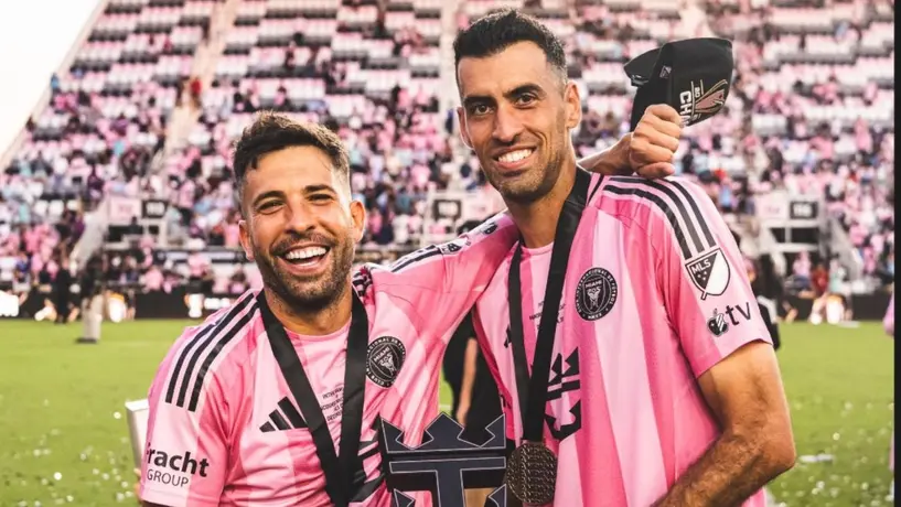 Jordi Alba y Sergio Busquets dicen adiós a las canchas tras ser campeones con Inter Miami