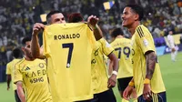 Cristiano Ronaldo celebró, la goleada de Al Nassr, al ritmo de Speed