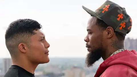Pitbull Cruz y Lamont Roach cara a cara antes de su pelea en Texas