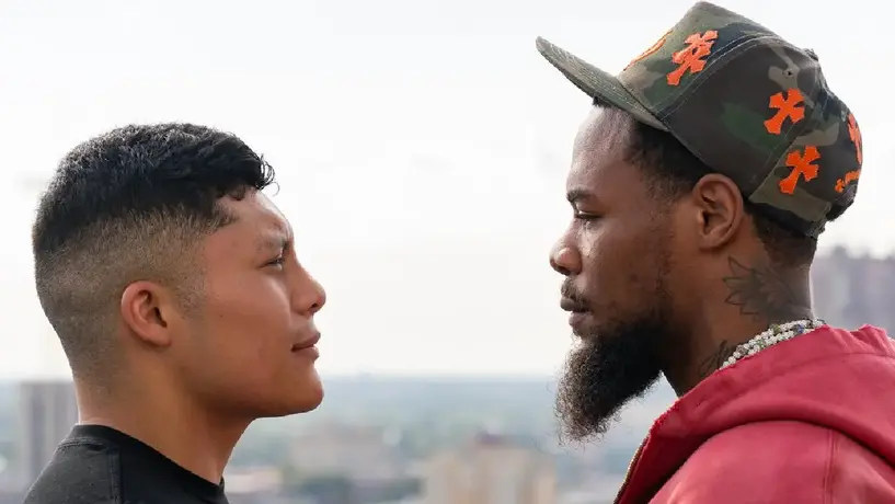 Pitbull Cruz y Lamont Roach cara a cara antes de su pelea en Texas