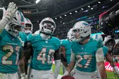 Miami Dolphins celebran triunfo en Madrid a lo Cristiano Ronaldo