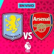 Aston Villa vs Arsenal EN VIVO Premier League Jornada 15