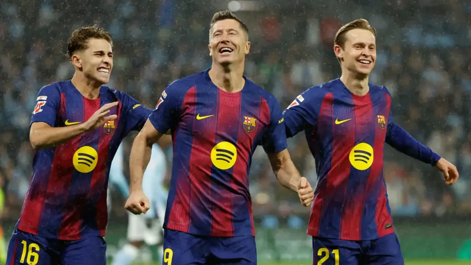 Lewandowski acerca a Barcelona al Real Madrid por el liderato de LaLiga