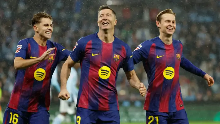 Lewandowski acerca a Barcelona al Real Madrid por el liderato de LaLiga