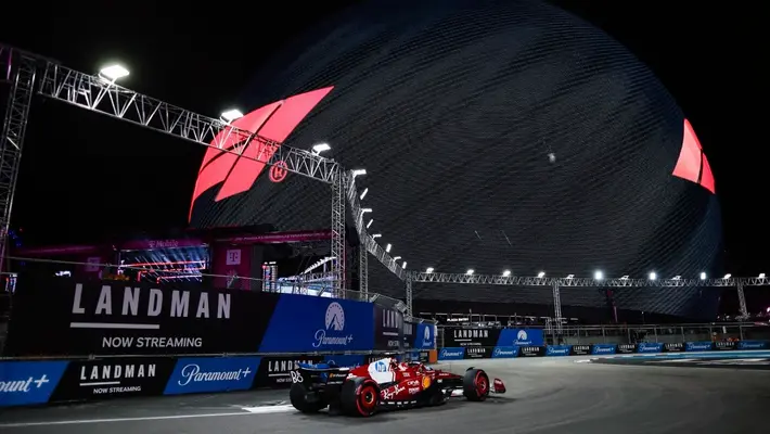 ¿Viene la primera victoria de Ferrari? Charles Leclerc se ilusiona en las Prácticas Libres de Las Vegas