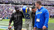 Los Angeles Rams descartaron a Puka Nacua para el viaje Londres tras lesión en el tobillo