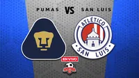 Pumas vs Atlético San Luis EN VIVO Liga MX Apertura 2025 Jornada 14