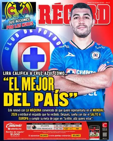 Portada RÉCORD 17 octubre 2025