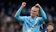 Erling Haaland continúa en plan grande y anota doblete en victoria del Manchester City sobre Everton