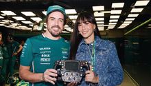 Aitana deslumbra en el GP de México: fue invitada especial de Fernando Alonso