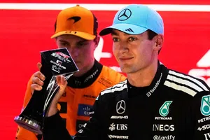 Lando Norris y George Russell se enganchan tras la clasificación de Qatar