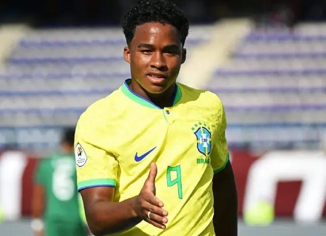 Endrick con Brasil l Endrick
