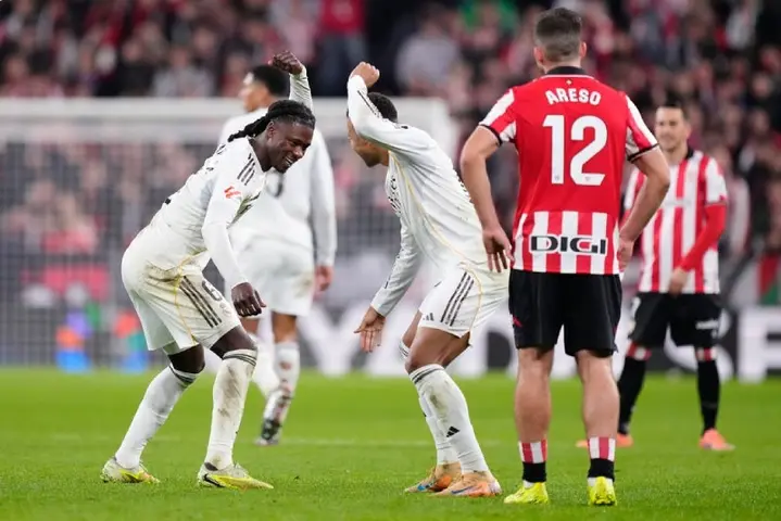 Camavinga en partido con Real Madrid | AP