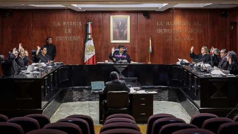 Un momento inesperado se vivió en la SCJN. / SCJN