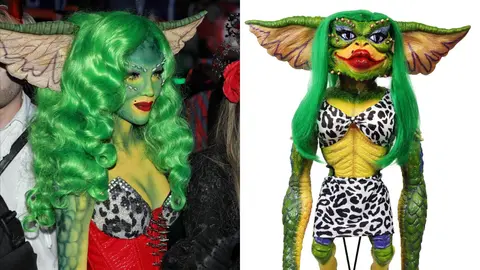 Belinda sorprende como Greta Gremlin en su fiesta de Halloween 2025