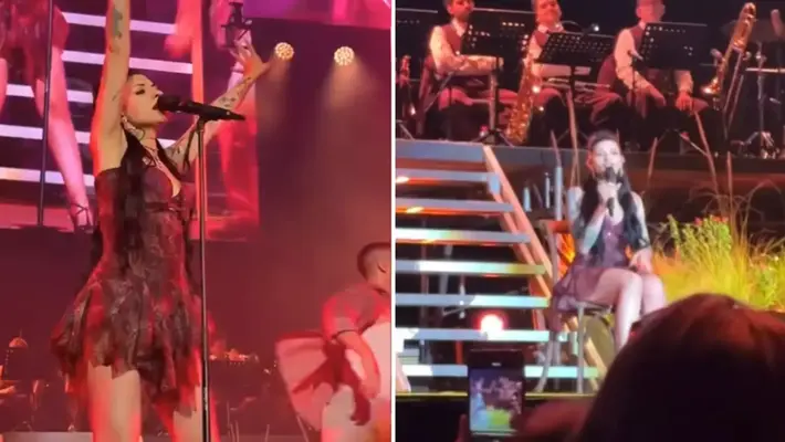 Cazzu frena a sus fans en Chile tras insultos a Christian Nodal / VIDEO
