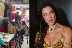 Dua Lipa sorprende al visitar una taquería de San Cosme y comer tacos de bistec en CDMX