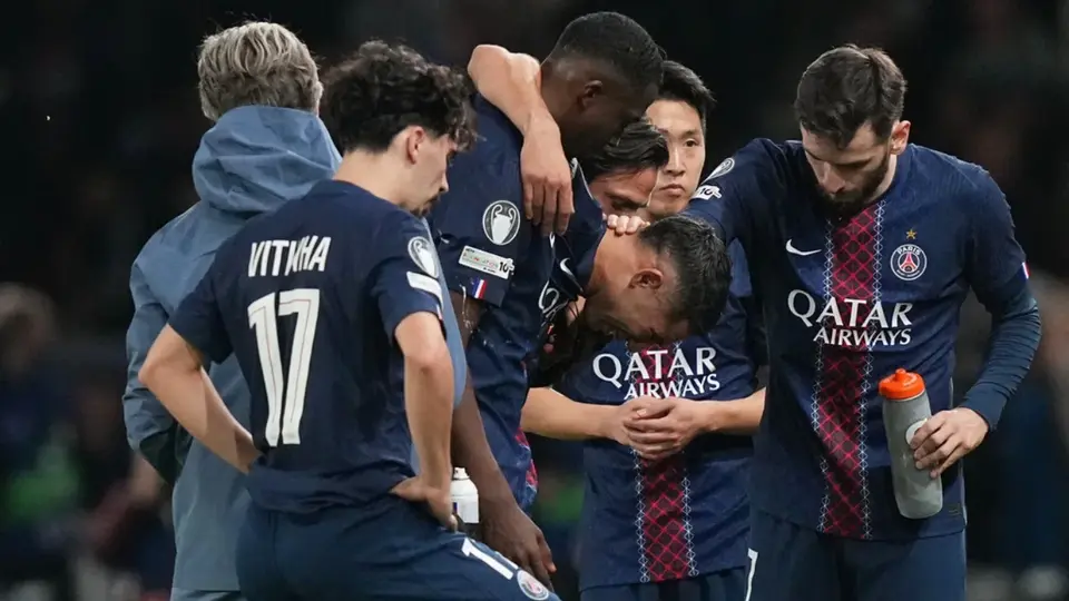 Achraf Hakimi estará de baja varias semanas tras la entrada de Luis Díaz en Champions League