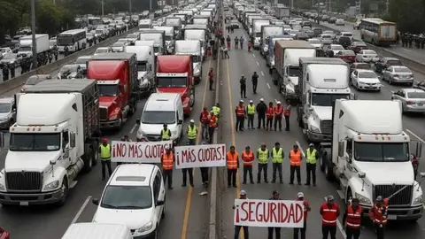 Megabloqueo de transportistas este 24 de noviembre: Hora, ruta, carreteras y avenidas afectadas en CDMX