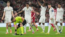 ¡Polémica en Anfield! Arbitro revirtió posible penal en contra del Real Madrid
